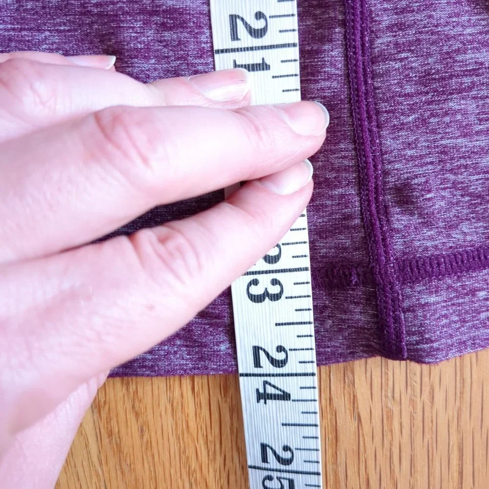 [SOLD] Lululemon Dash Tank Heathered Purple Ruffle Soft Athletic Running Top - Picture 13 of 13